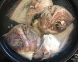 煮汁たっぷり鯛のあら炊き作り方3写真