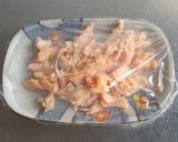 電子レンジで簡単✿自家製鮭フレーク作り方5写真