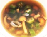 なめこ･オクラ･こんにゃく☆和風スープ作り方4写真