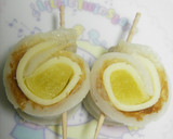 ❤簡単❤ちくわで♪チーズたくあん巻き～作り方4写真