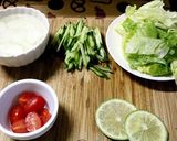 夏を乗り切る！さっぱり冷しゃぶサラダ作り方1写真