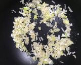 餃子のタネで青梗菜炒め作り方5写真