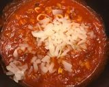 玉ねぎたっぷり、シーフードトマトパスタ作り方9写真