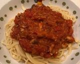 玉ねぎたっぷり、シーフードトマトパスタ作り方13写真