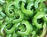 豚肉とゴーヤの塩だれレモン炒め作り方1写真