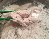 やわらか鶏ささみ胡麻ドレ和え作り方3写真