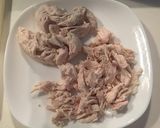 やわらか鶏ささみ胡麻ドレ和え作り方4写真
