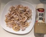 やわらか鶏ささみ胡麻ドレ和え作り方5写真