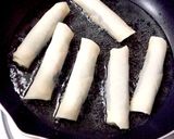 超簡単♪シンプル♪海苔とハムの春巻き♡作り方3写真