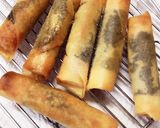 超簡単♪シンプル♪海苔とハムの春巻き♡作り方5写真