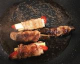 簡単夏野菜の肉巻き二種♩ポン酢バター作り方6写真