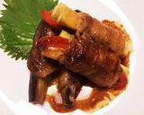 簡単夏野菜の肉巻き二種♩ポン酢バター作り方7写真