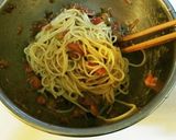 冷凍トマト×サバ味噌煮缶で冷製パスタ！作り方7写真