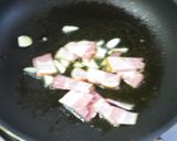 オクラとベーコンのトマトソースパスタ作り方3写真
