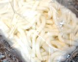 冷凍うどんde超簡単カルボ風釜揚げうどん作り方1写真