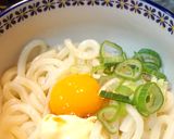 冷凍うどんde超簡単カルボ風釜揚げうどん作り方2写真