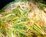 せりたっぷり！ホっとする♡あったかお蕎麦作り方4写真