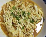 新黄金の味でえのきとキャベツのレンジ蒸作り方3写真