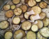 焼きナスの味噌汁作り方2写真