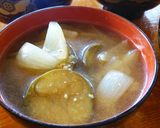 焼きナスの味噌汁作り方3写真