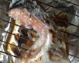 サーモンのカマの塩麹焼き作り方2写真