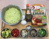 カリウムたっぷり減塩お好み焼作り方1写真