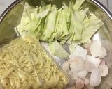 スイートなアジアン焼きそば作り方1写真
