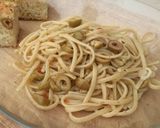 トラトリア風オリーブとアンチョビのパスタ作り方6写真