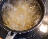春キャベツ☆釜揚げしらすの酒盗のせパスタ作り方1写真