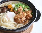 鍋焼き月見うどん作り方4写真
