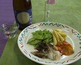 つる豆の昆布締め　季節のお刺身添え作り方6写真