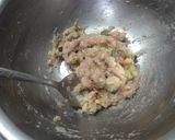 茄子入りチーズin和風ハンバーグ作り方5写真