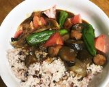 即席、夏野菜カレー♬作り方7写真