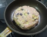 茄子入りチーズin和風ハンバーグ作り方7写真
