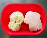スプラトゥーン・イカのキャラ弁♪作り方2写真