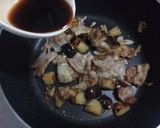 ナスと豚肉のにんにくポン酢炒め◆温玉のせ作り方5写真