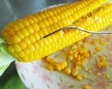 炊飯器で夏の味!焼きとうもろこしのおこわ作り方3写真