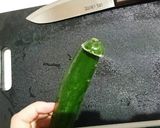 ～きゅうりの生ハム巻き～作り方1写真