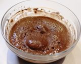 濃厚チョコナッツケーキ♪レンジ調理のみ作り方2写真
