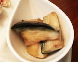 簡単♪。水なすの浅漬(ワサビ味)作り方3写真
