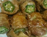 オクラの肉巻き。焼き肉のタレで☆作り方5写真