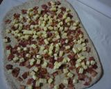 ベーコンチーズ食パン♫作り方4写真