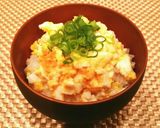 簡単♡朝食、ランチに♡ミニ丼♡卵ごはん♡作り方3写真