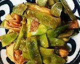 モロッコいんげんの煮物　作り方5写真