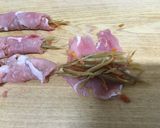 キンピラの肉巻き作り方1写真