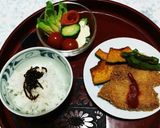 ｽﾓｰｸｻｰﾓﾝで基本の薔薇のｻﾗﾀﾞ☆作り方5写真