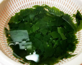 ☆しらすとわかめの厚焼き卵焼き☆作り方4写真