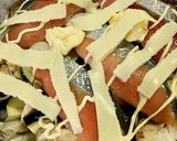 フライパン汚れない♫鮭チーズマヨホイル蒸作り方5写真