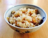 乾燥小エビで香りおこわ作り方7写真