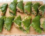 鶏ひき肉大葉包み作り方3写真